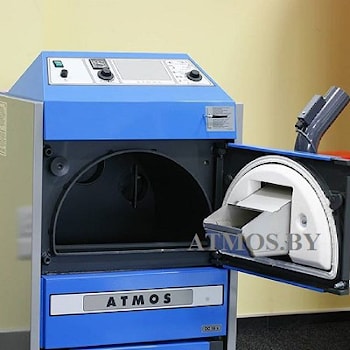 Пеллетная горелка в верхней дверце