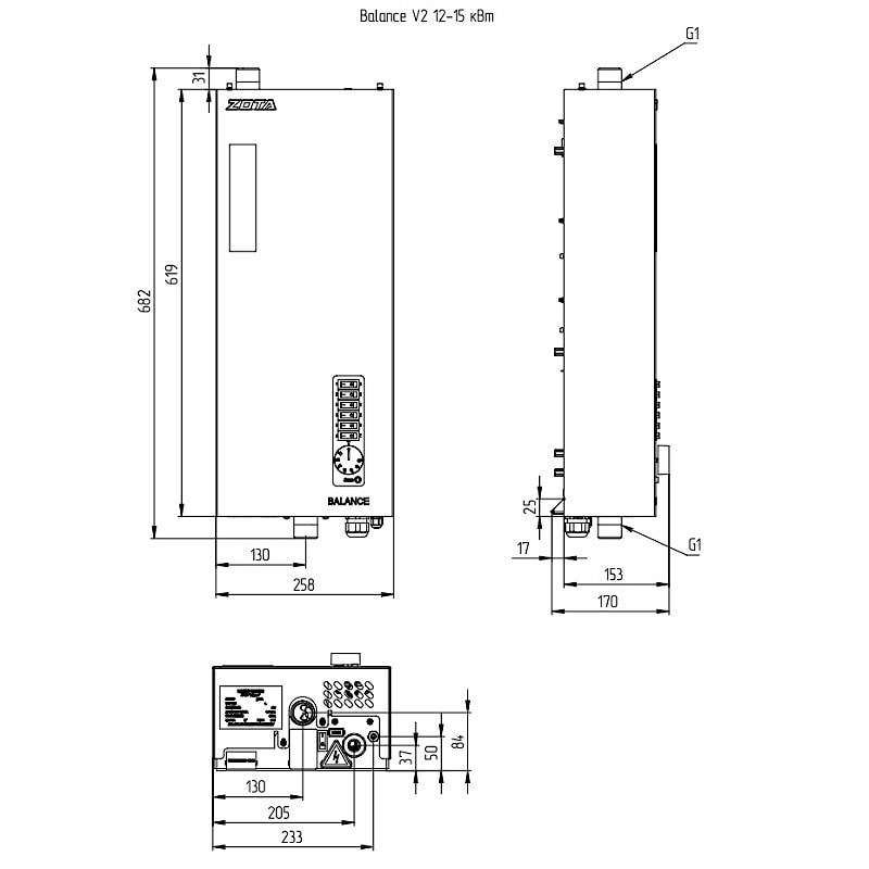 Электрокотел ZOTA BALANCE V2 - 12