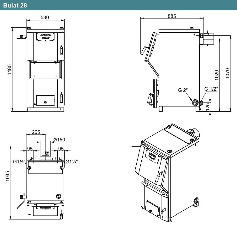 Котел отопительный ZOTA