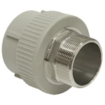 Купить муфту комб. нар.р. 25x1/2" (серый / белый цв.)