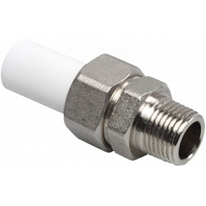 ПП разборное соединение 20х1/2" с нар. резьбой Wavin Ekoplastik