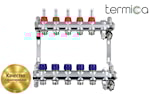 Купить коллектор TERMICA из нержавеющей стали с расходомерами 10 выходов