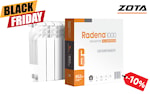 Радиатор алюминиевый RADENA R 1000 350/100